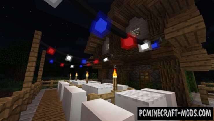 Fairy Lights - Decoration Mod For Minecraft 1.19.4, 1.16.5, 1.12.2
