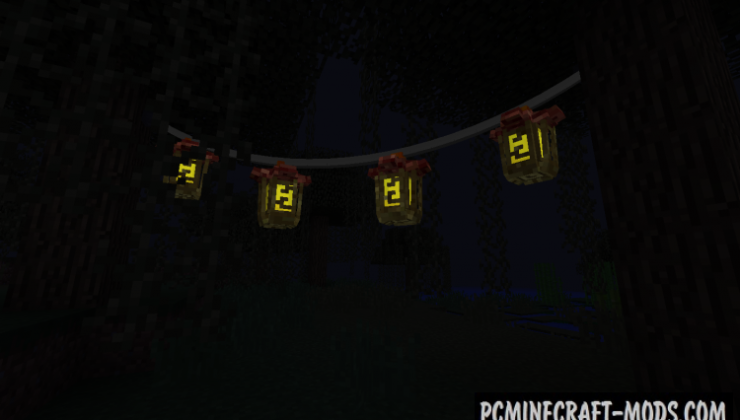 Fairy Lights - Decoration Mod For Minecraft 1.19.4, 1.16.5, 1.12.2