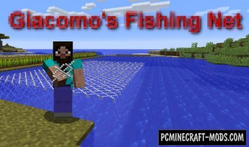 Fishing Net - Survival Tool Mod For MC 1.20.2, 1.12.2