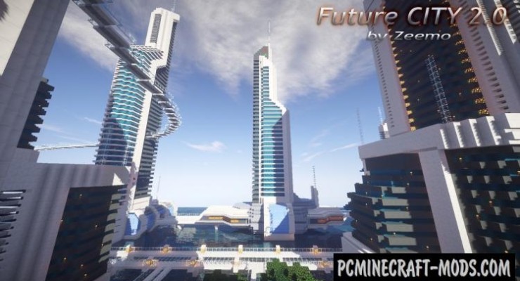 future city minecraft adventure map