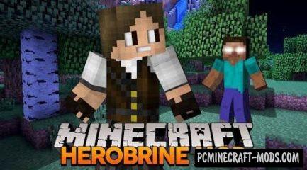 Herobrine Remake - Mob Mod For Minecraft 1.8.9