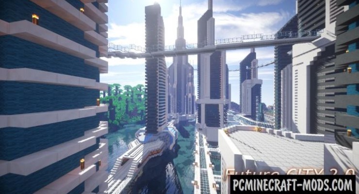 Future CITY 2.1 Map For Minecraft
