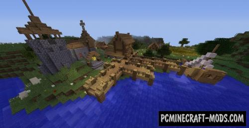 Medieval Village Map For Minecraft