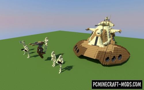 Armored Assault Tank - Art Map For Minecraft