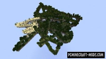 Floating Survival Island Map For Minecraft