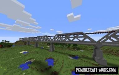 Railroad Bridge - Building Map For Minecraft