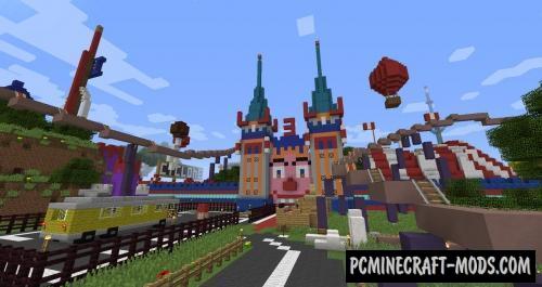 Lunapark Adventure 3 Map For Minecraft