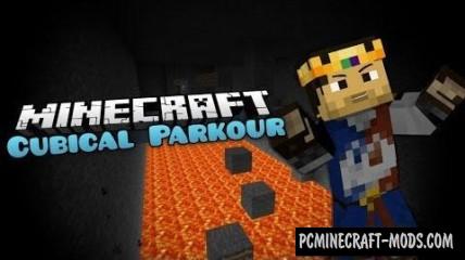 Cubical Parkour Map For Minecraft