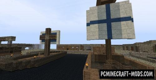 Colonial Village - Town Map For Minecraft