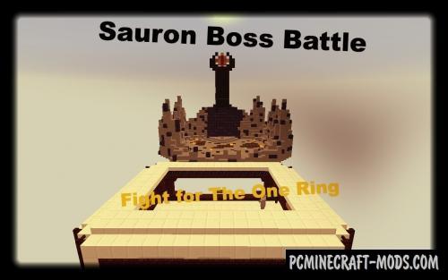 LoTR Sauron Boss Battle - PvP Map For Minecraft