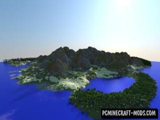 Ultra Realistic Minecraft Terrain - Surv Map For MC