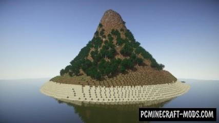 Survival Island Map For Minecraft 1.19.1, 1.18.2  PC Java Mods
