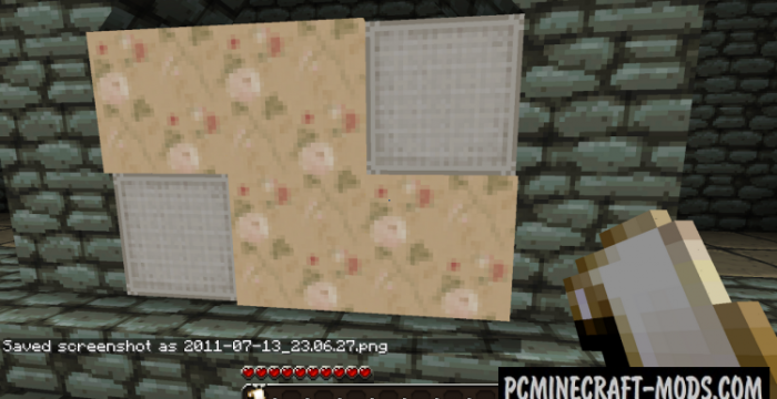 Wallpaper - Decorative Mod For Minecraft 1.8.9, 1.7.10