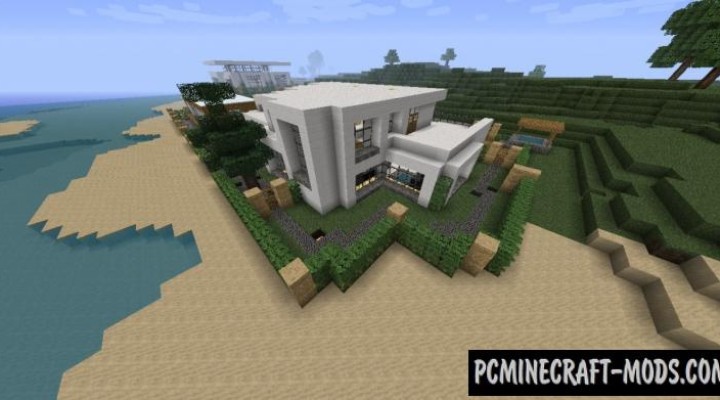 Modern House Map For Minecraft ,  | PC Java Mods