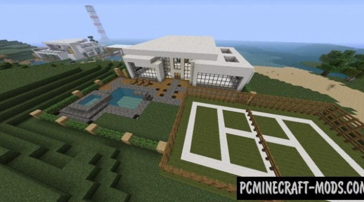 Modern House Map For Minecraft