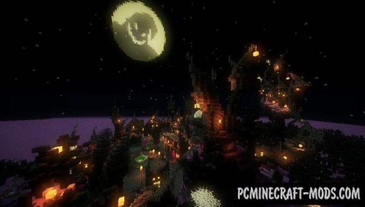 Halloween Town Map For Minecraft