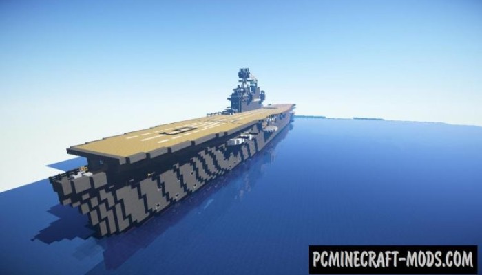 USS Enterprise - 3D Art Map For Minecraft