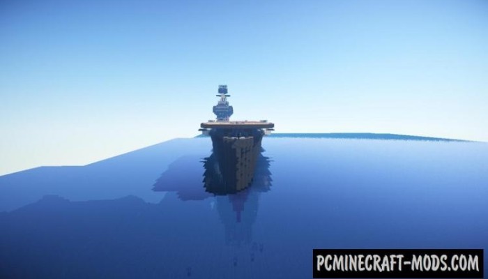 USS Enterprise - 3D Art Map For Minecraft