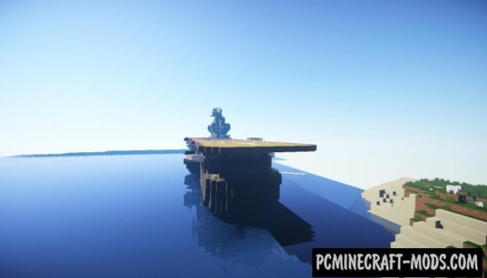 USS Enterprise - 3D Art Map For Minecraft