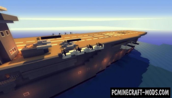 USS Enterprise - 3D Art Map For Minecraft