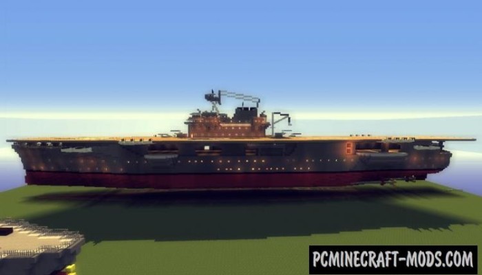 USS Enterprise - 3D Art Map For Minecraft