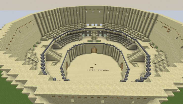 Colosseum - Building, Arena Map For Minecraft
