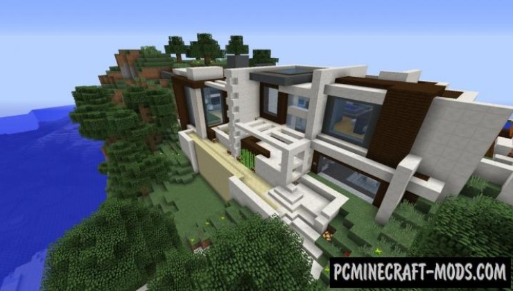 Modern Redstone Smart House Map For Minecraft 1 17 1 1 16 5 Pc Java Mods