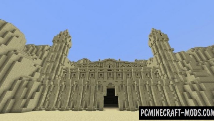 Desert Fortress - Castle Map For Minecraft