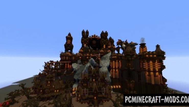 Pumpkin Factory - Castle Map For Minecraft