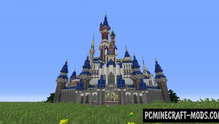 Disney Castle Hybrid Map For Minecraft