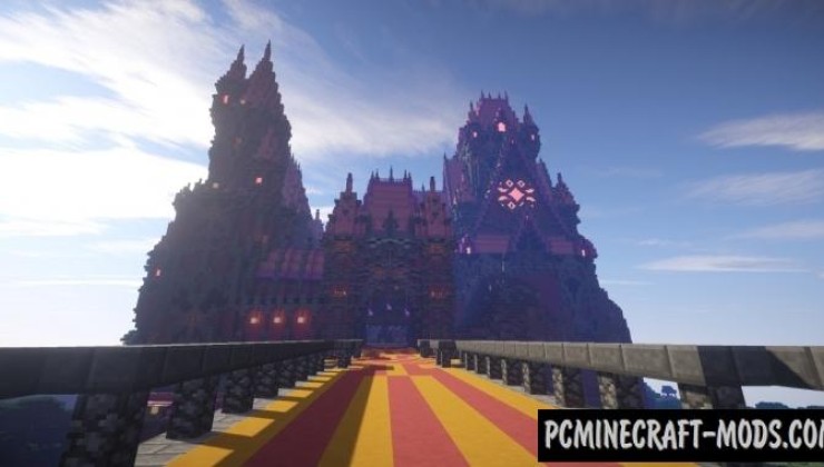 Pretty 'n Pink - Castle Map For Minecraft
