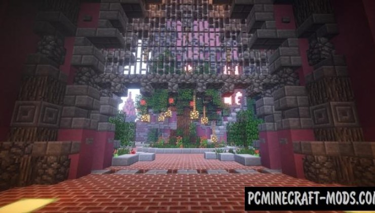 Pretty 'n Pink - Castle Map For Minecraft