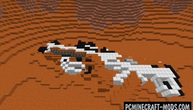 Mars Natural War - 3D Art Map For Minecraft