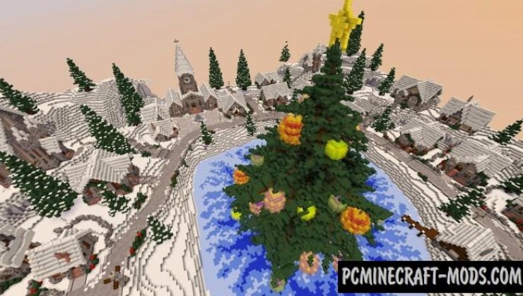 Twisted Christmas - Town Map For Minecraft