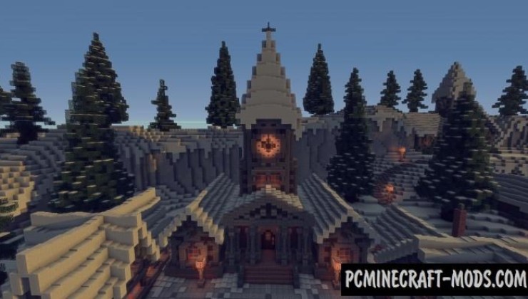 Twisted Christmas - Town Map For Minecraft