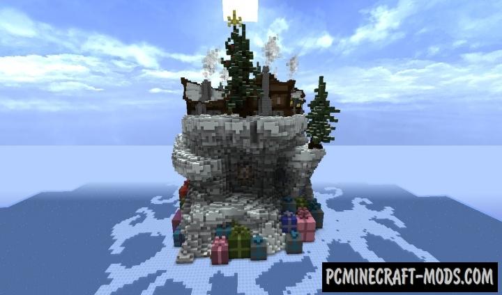Christmas Village Map For Minecraft 1.14, 1.13.2  PC Java 