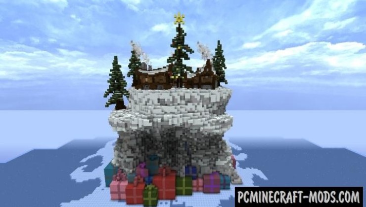 Christmas Village - Town Map For Minecraft
