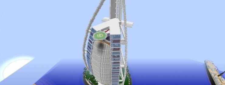Burj Al Arab - Building Map For Minecraft