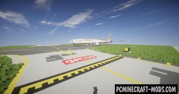 Boeing 777-300ER Map For Minecraft 1.14.1, 1.13.2  PC 