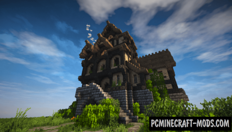 Medieval House - Skyrim Inspiration Map For Minecraft 1.14 