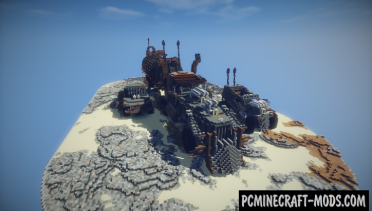 The War Rig - 3D Art Map For Minecraft