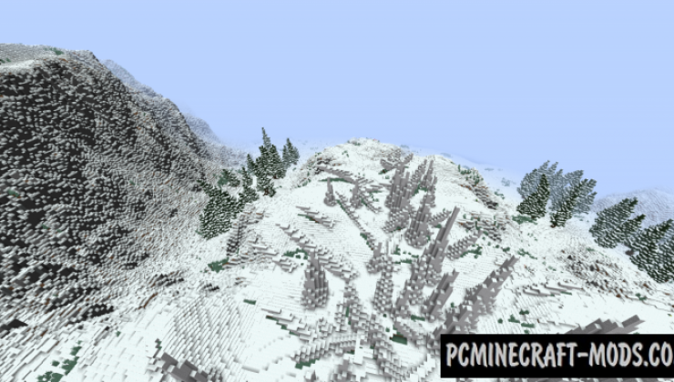 The Cold Cliffs of Calcratezz Map For Minecraft