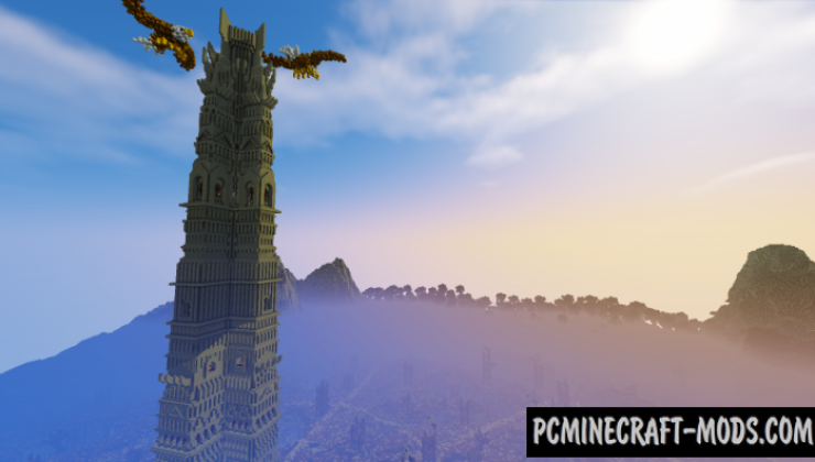 Isengard - Ruined Fortress - Castle Map For MC