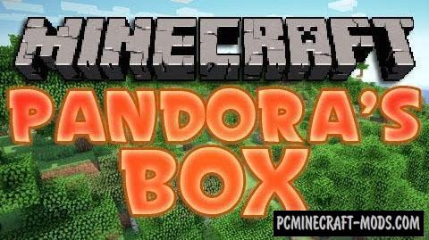 Pandora's Box - New Block Mod 1.11.2, 1.10.2, 1.9.4, 1.7.10