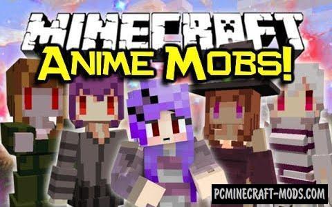 minecraft 1.12.2 anime texture pack mobs