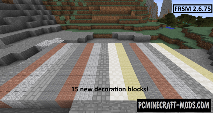 FRSM Mod For Minecraft 1.12.2, 1.11.2, 1.10.2, 1.9.4  PC 