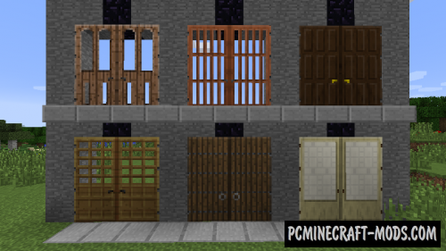 Big Doors - Decor Mod For Minecraft 1.10.2, 1.8.9, 1.7.10