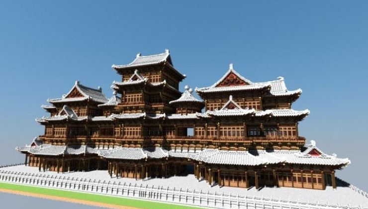 Chinese Ancient Architecture 3 Map For Minecraft 1.14.3, 1 