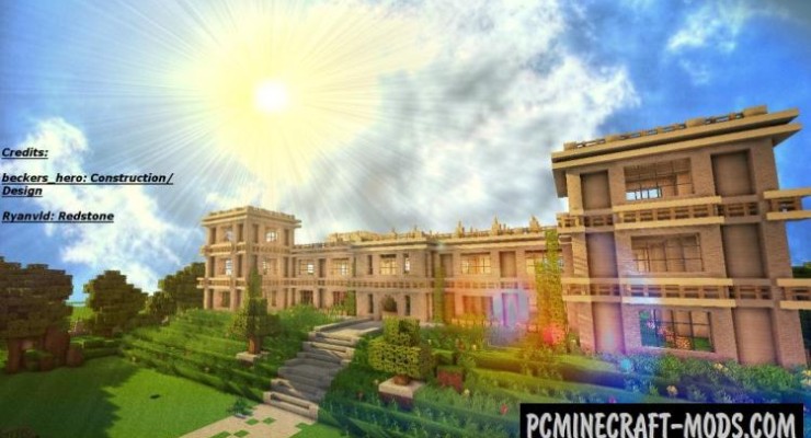 The Wayne Manor - House Map For Minecraft