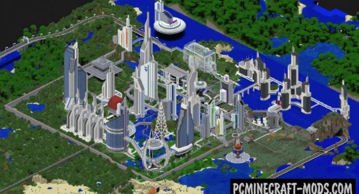 minecraft city map for 1.10.2